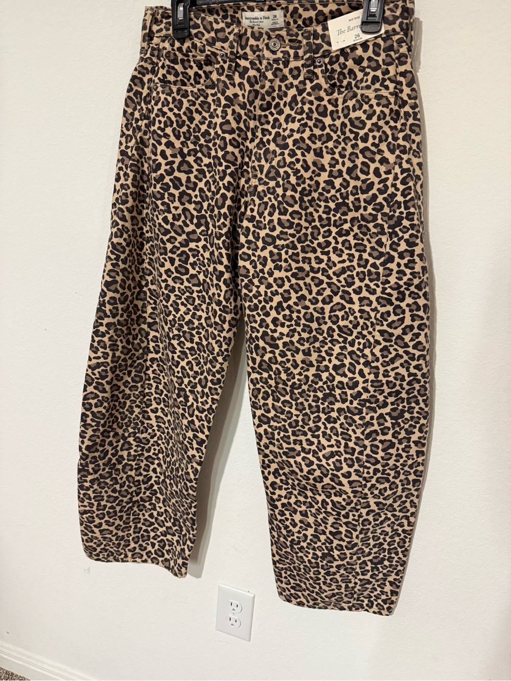 Abercrombie & Fitch Leopard Barrel